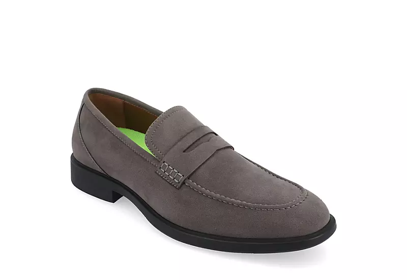 Vance Co Mens Keith Loafer Oxford - Grey 3 Vance Co Mens Keith Loafer Oxford - Grey