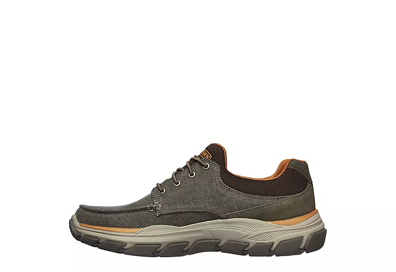 Skechers Mens Respected Sneaker - Brown 5 Skechers Mens Respected Sneaker - Brown - Image 3