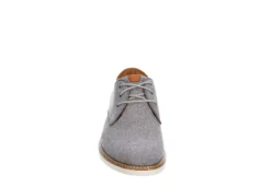 Florsheim Mens Highland Canvas Plain Toe Oxford - Grey -Shoe Sales Store US 01 521078 02