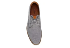 Florsheim Mens Highland Canvas Plain Toe Oxford - Grey -Shoe Sales Store US 01 521078 05