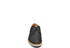 Florsheim Mens Highland Canvas Plain Toe Oxford - Black -Shoe Sales Store US 01 521128 02