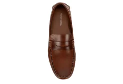 Franco Fortini Mens Daven Penny Loafer Oxford - Cognac -Shoe Sales Store US 01 524048 05