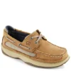 Sperry Boys Lanyard Boat Shoe - Tan -Shoe Sales Store US 01 530093 00