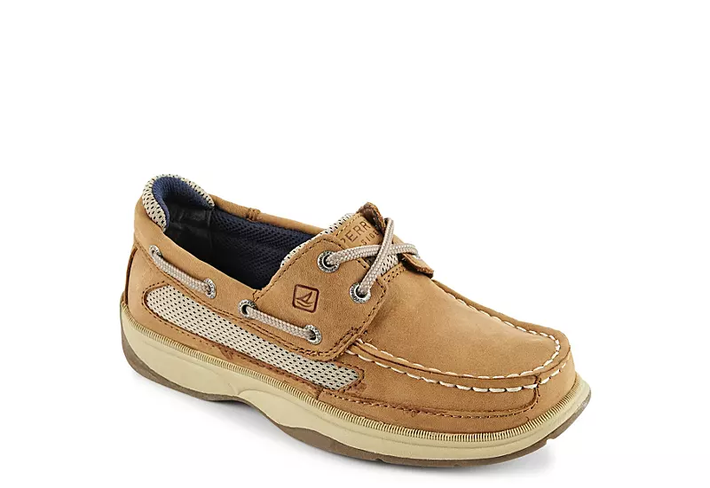 Sperry Boys Lanyard Boat Shoe - Tan 3 Sperry Boys Lanyard Boat Shoe - Tan