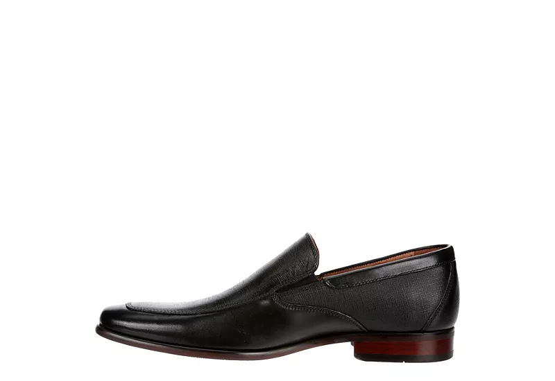 Florsheim Mens Postino Moc Toe Venetian Slip On Oxford - Black 6 Florsheim Mens Postino Moc Toe Venetian Slip On Oxford - Black - Image 4