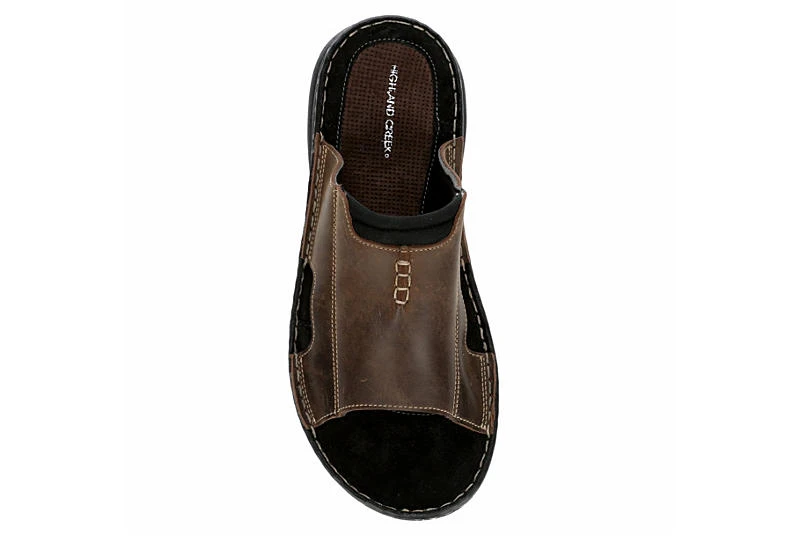 Restoration Mens Savannah Slide Sandal - Brown 8 Restoration Mens Savannah Slide Sandal - Brown - Image 6
