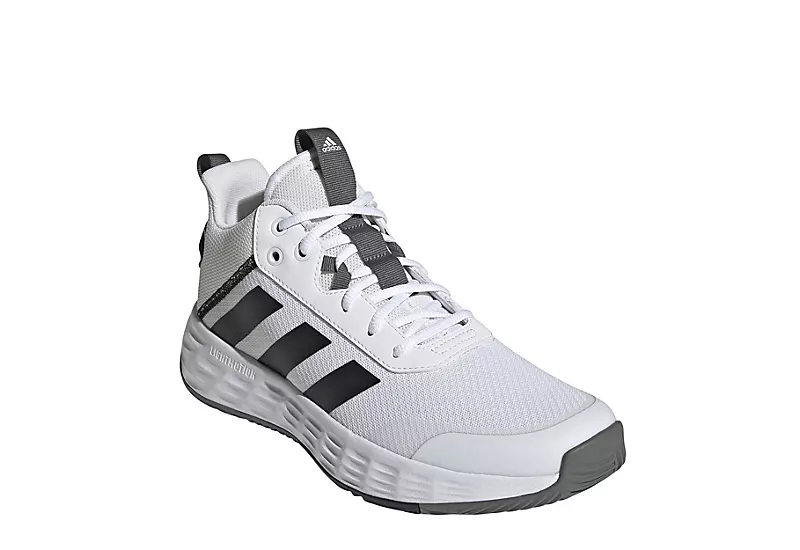 Adidas Mens Own The Game 2.0 Basketball Shoe - White 3 Adidas Mens Own The Game 2.0 Basketball Shoe - White