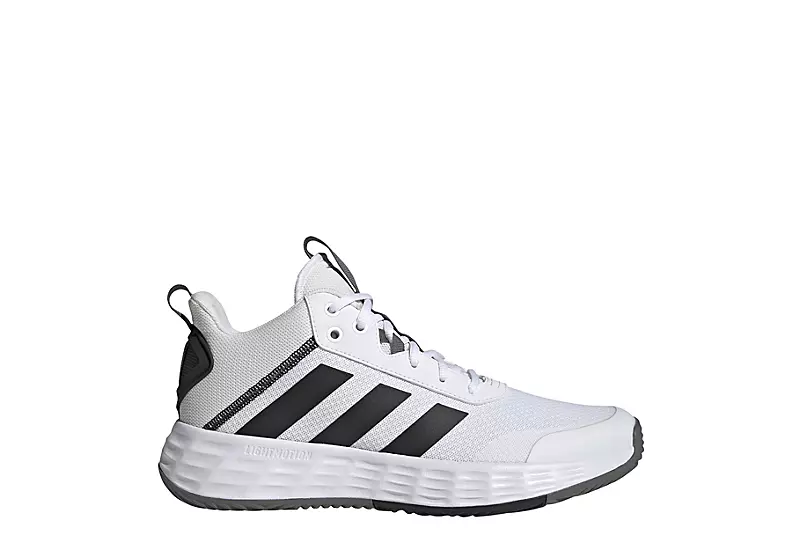 Adidas Mens Own The Game 2.0 Basketball Shoe - White 4 Adidas Mens Own The Game 2.0 Basketball Shoe - White - Image 2