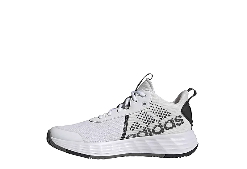 Adidas Mens Own The Game 2.0 Basketball Shoe - White 5 Adidas Mens Own The Game 2.0 Basketball Shoe - White - Image 3