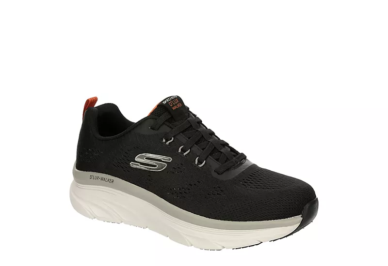 Skechers Mens Dlux Walker Commuter - Black 3 Skechers Mens Dlux Walker Commuter - Black