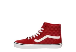 Vans Mens Filmore High Top Sneaker - Red -Shoe Sales Store US 01 600672 03