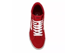 Vans Mens Filmore High Top Sneaker - Red -Shoe Sales Store US 01 600672 05