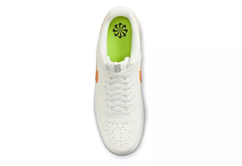 Nike Mens Court Vision Low Sneaker - Off White 7 Nike Mens Court Vision Low Sneaker - Off White - Image 5
