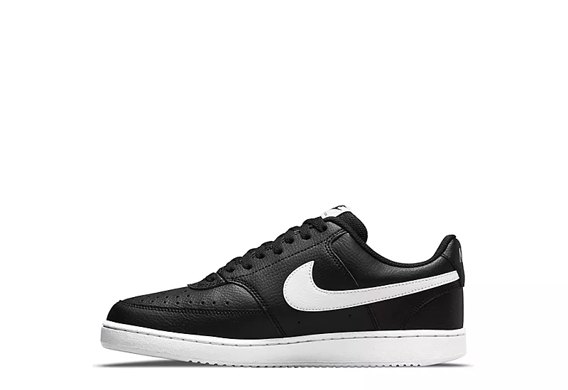 Nike Mens Court Vision Low Sneaker - Black 5 Nike Mens Court Vision Low Sneaker - Black - Image 3