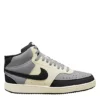 Nike Mens Court Vision Mid Sneaker - Grey