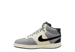 Nike Mens Court Vision Mid Sneaker - Grey -Shoe Sales Store US 01 601011 02