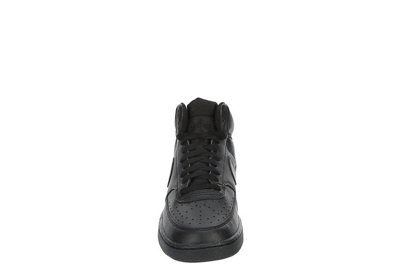 Nike Mens Court Vision Mid Sneaker - Black 5 Nike Mens Court Vision Mid Sneaker - Black - Image 3