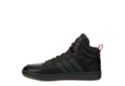 Adidas Mens Hoops 3.0 Mid Winter Sneaker - Black -Shoe Sales Store US 01 601040 03