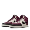 Nike Mens Court Vision Mid Sneaker - Dark Red