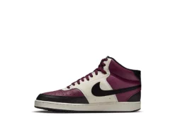 Nike Mens Court Vision Mid Sneaker - Dark Red -Shoe Sales Store US 01 601109 02