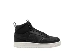 Nike Mens Court Vision Mid Winter Sneaker Boot - Black -Shoe Sales Store US 01 601110 01