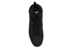 Nike Mens Court Vision Mid Winter Sneaker Boot - Black -Shoe Sales Store US 01 601110 03