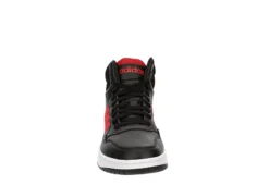 Adidas Mens Hoops 3.0 Mid Sneaker - Black -Shoe Sales Store US 01 601163 02