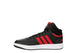 Adidas Mens Hoops 3.0 Mid Sneaker - Black -Shoe Sales Store US 01 601163 03