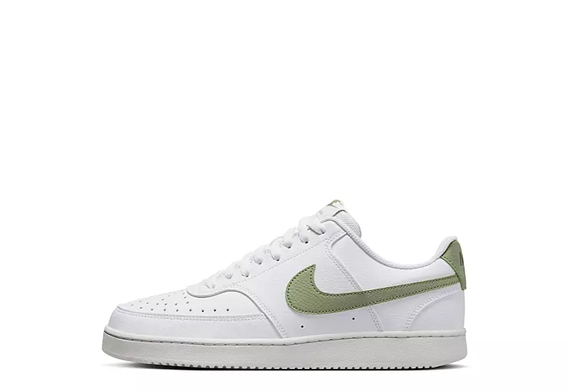 Nike Mens Court Vision Low Sneaker - White 5 Nike Mens Court Vision Low Sneaker - White - Image 3
