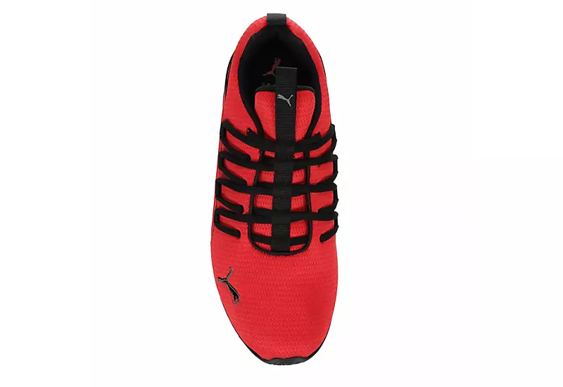 Puma Mens Axelion Sneaker - Red 8 Puma Mens Axelion Sneaker - Red - Image 6