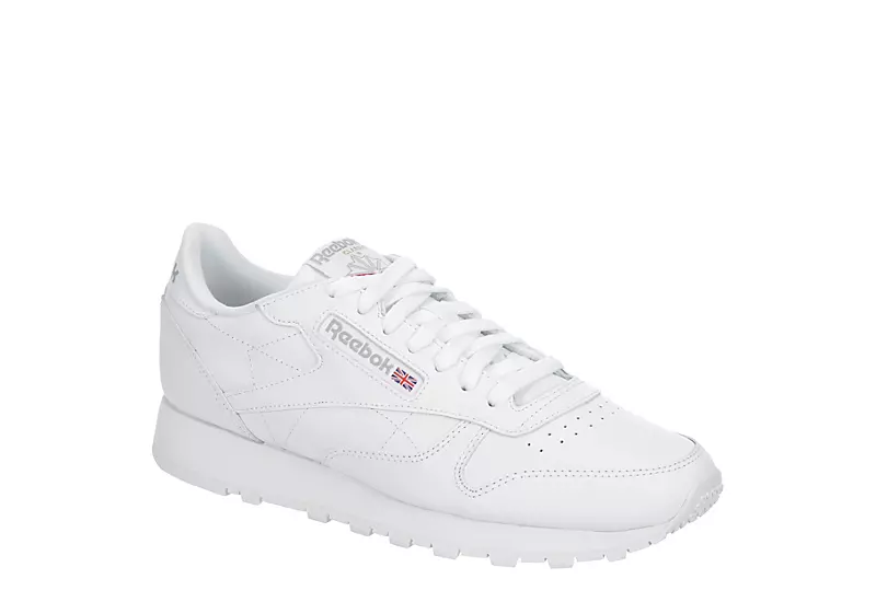 Reebok Mens Classic Leather Sneaker - White 3 Reebok Mens Classic Leather Sneaker - White