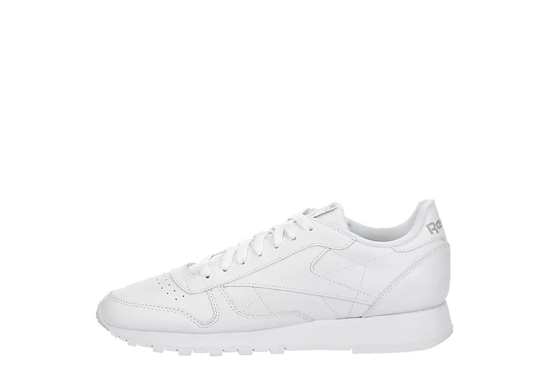 Reebok Mens Classic Leather Sneaker - White 6 Reebok Mens Classic Leather Sneaker - White - Image 4