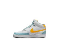 Nike Mens Court Vision Mid Sneaker - White -Shoe Sales Store US 01 601342 02