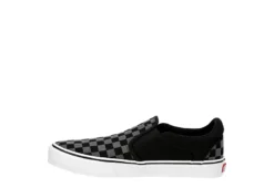 Vans Mens Asher Deluxe Slip On Sneaker - Black -Shoe Sales Store US 01 630178 03