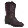 Deer Stags Boys Ranch Western Boot - Dark Brown 1 Deer Stags Boys Ranch Western Boot - Dark Brown -Shoe Sales Store US 01 700040 00