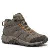 Merrell Boys Oakcreek Mid Hiking Shoe - Brown -Shoe Sales Store US 01 701223 00
