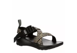 Chaco Girls Z1 Ecotread Outdoor Sandal - Leopard