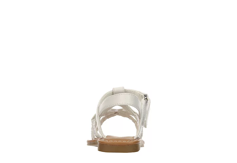 Cupcake Couture Girls Infant Sugarfly Sandal - White 7 Cupcake Couture Girls Infant Sugarfly Sandal - White - Image 5