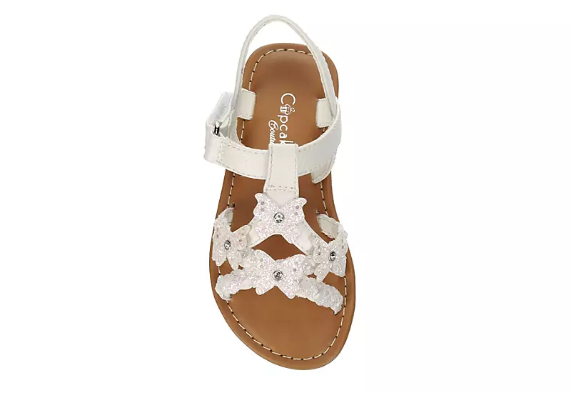 Cupcake Couture Girls Infant Sugarfly Sandal - White 8 Cupcake Couture Girls Infant Sugarfly Sandal - White - Image 6