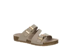Cupcake Couture Girls Willow Footbed Sandal - Tan