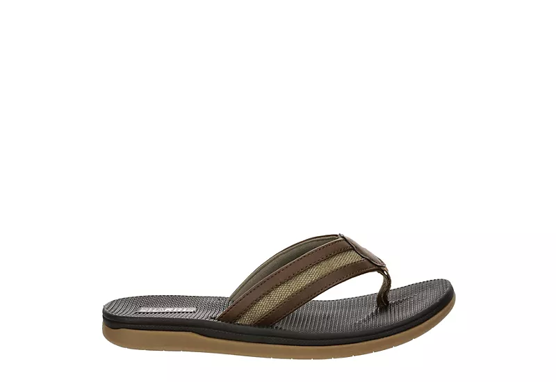 West Harris Boys Cove Flip Flop Sandal - Brown 4 West Harris Boys Cove Flip Flop Sandal - Brown - Image 2