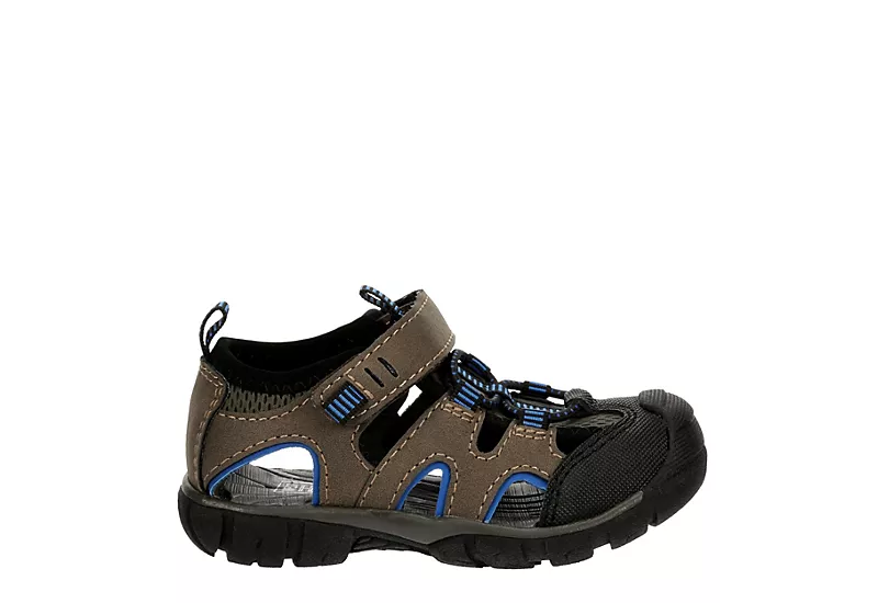 West Harris Boys Infant Sailor Outdoor Sandal - Grey 4 West Harris Boys Infant Sailor Outdoor Sandal - Grey - Image 2