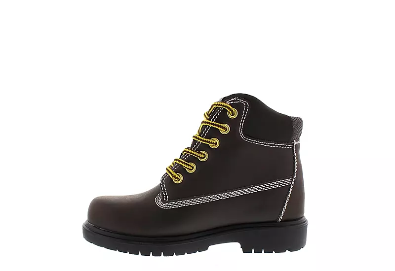 Deer Stags Boys Mak2 Hiking Boot - Dark Brown 6 Deer Stags Boys Mak2 Hiking Boot - Dark Brown - Image 4