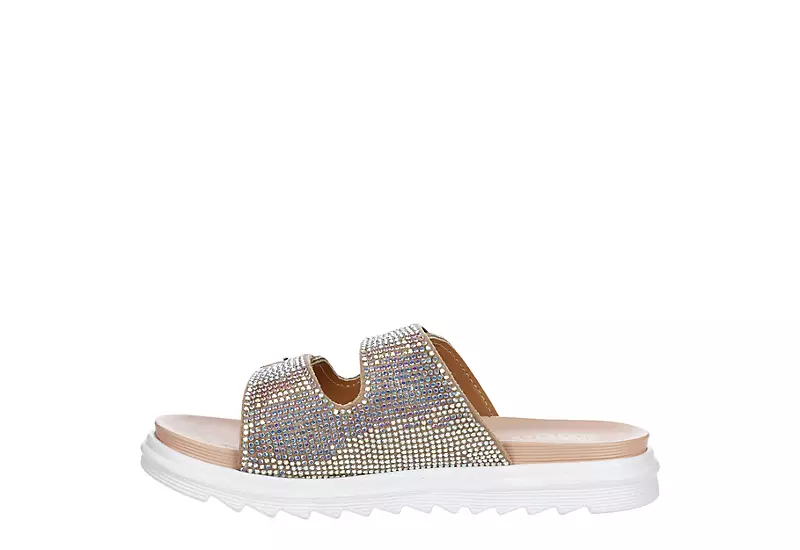 Sophie17 Girls Jifa Footbed Sandal - Rose Gold 6 Sophie17 Girls Jifa Footbed Sandal - Rose Gold - Image 4