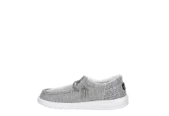 Heydude Boys Wally Youth Slip On Sneaker - Grey -Shoe Sales Store US 01 702296 03