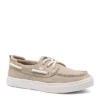 Sperry Boys Sea Ketch Washable Boat Shoe - Khaki -Shoe Sales Store US 01 702376 00