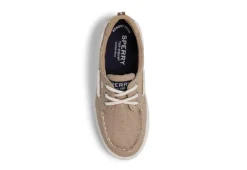 Sperry Boys Sea Ketch Washable Boat Shoe - Khaki -Shoe Sales Store US 01 702376 02