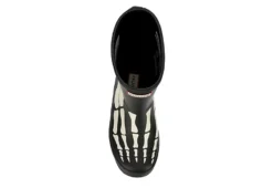 Hunter Boots Llc Boys Infant First Classic Skeleton Print Rain Boot - Black -Shoe Sales Store US 01 702388 05