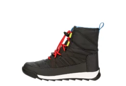 Sorel Boys Whitney Ii Short Lace Wp Snow Boot - Black -Shoe Sales Store US 01 702401 03