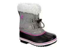 Sorel Girls Infant Pac Nylon Wp Snow Boot - Grey